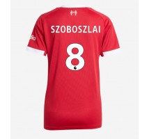 Liverpool Dominik Szoboszlai #8 Koszulka Podstawowa damskie 2025-26 Krótki Rękaw
